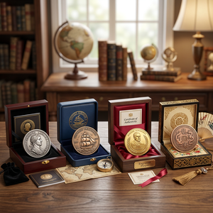 Pièce de monnaie en métal personnalisée avec logo, frappée à l'ancienne, plaquée style antique, souvenir artisanal, vente en gros - Product Image 3