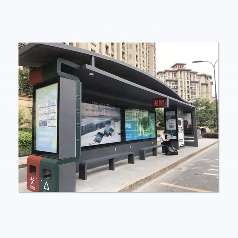 High Quality Fine Design Smart Urban Modern Vending Machine Bus Shelter for Sale