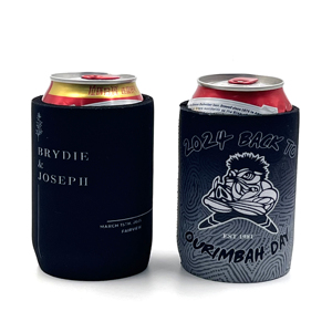 Portavasos de Neopreno Estilo Australiano de 375 ml con Base Adhesiva, Enfriador de Cerveza Aislado con Impresión Personalizada - Product Image 2