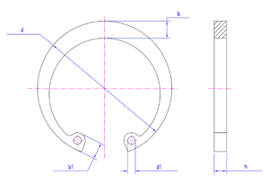 TOBO A2-70 Stainless Steel Internal Circlips <strong>Washer</strong> DIN472 <strong>Spring</strong> Steel Retaining Rings