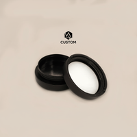 Boîte en fer blanc ronde personnalisable (couleur et logo) avec sécurité enfant, fabriquée à partir de matériaux recyclés