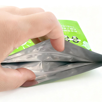 Sacs personnalisés pour aliments pour chiens, sachets à fond plat pour friandises pour animaux de compagnie, sacs Mylar à fermeture éclair, sachets Doypack thermoscellables, imprimés en héliogravure avec fenêtre transparente