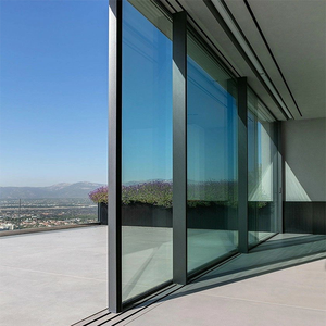 <span class=keywords><strong>Puerta</strong></span> Corredera de Vidrio con Doble Acristalamiento y Marco de Aluminio <span class=keywords><strong>para</strong></span> <span class=keywords><strong>Patio</strong></span>, Vista Amplia, Sistema de Marco Mínimo - Product Image 1