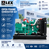 Groupe électrogène diesel Cummins professionnel de type ouvert avec base robuste pour la construction industrielle et l'alimentation de secours d'urgence