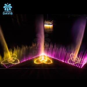 น้ำพุดนตรีเต้นระบำแบบสั่งทำเฉพาะ ได้รับการรับรอง CE/ROHS/ISO สามารถเลือกปรับแต่งรูปแบบน้ำได้หลากหลาย - Product Image 1