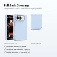 Coque en silicone liquide pour iPhone Duo, toucher doux, respectueuse de la peau, plusieurs couleurs, vente en gros