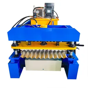 Automatic New Type 988 Corrugated Arc Wave Profile Steel Iron Roofing Sheet Roll Forming Machine Production Line