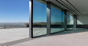 Puerta corredera de tres rieles, puerta corredera acristalada con mosquitera, puerta corredera exterior de alta calidad con mosquitera panorámica - Product Image 5