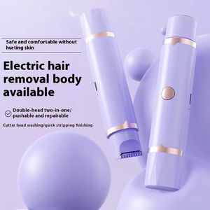 Nueva Afeitadora Eléctrica, Depiladora Indolora para <span class=keywords><strong>Mujer</strong></span>, Recortadora de Vello Facial, Corporal, de Piernas y Bikini, Depiladora Facial para <span class=keywords><strong>Mujer</strong></span> - Product Image 4