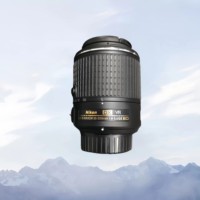 Objectif zoom Nikon d'occasion 55-200mm f 4-5.6G ED VR II avec autofocus et stabilisation d'image pour appareil photo reflex numérique au format DX