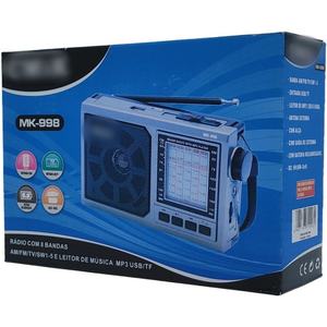 Retro Multi band FM AM SW Portable Radio With <b>MP3</b> Player Built-in <b>Speaker</b> And Strap For Home Outdoor Travel Use - Product Image 6