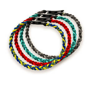 שלושה צבעים אופנה קלוע אקארד לוגו חבלי בייסבול שרשרת - Product Image 1