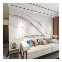 Panneau mural intérieur imperméable pour douche, panneaux de mur en SPC, panneaux de mur en plastique marbré UV, panneaux de mur en PVC
