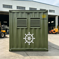Groupe électrogène diesel silencieux intégré à panneaux solaires YOFEN GF3-50 30-200KW avec ATS pour usage domestique et commercial