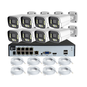 OEM ODM <span class=keywords><strong>ชุด</strong></span>กล้อง IP แบบ POE มองเห็นใน4MP 5MP กลางคืนสี8MP 4CH 16CH 8CH 2Way พูดคุย POE NVR Kit ระบบกล้องวงจรปิดรักษาความปลอดภัย - Product Image 3