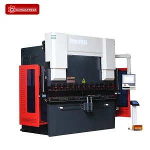 Máquina plegadora de prensa hidráulica WE67K 160T3200, dobladora hidráulica CNC de acero negro