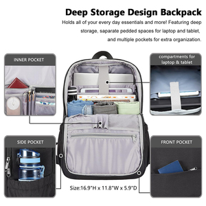 Customizable OEM Business <strong>Commuter</strong> Computer <strong>Backpack</strong> Large Capacity Leisure Travel <strong>Backpack</strong> - Product Image 3