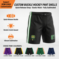 Pantalon de hockey sur glace pour jeunes, entièrement sublimé, logo personnalisé, 100% polyester, respirant, séchage rapide, uniforme d'équipe
