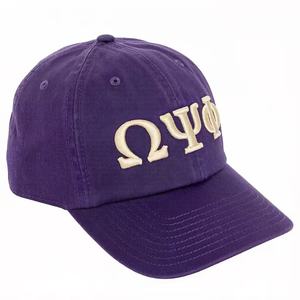 Cappellino da Baseball Personalizzabile con Logo Omiga Psi Phi, Cappello da Uomo con Visiera Ricamata e Cinturino Regolabile - Product Image 6