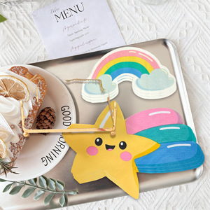 Rainbow Cloud Star <b>Tissues</b> Irregular Shape Die Cutting <b>Paper</b> Party Decor Birthday Venue Setup Props - Product Image 4