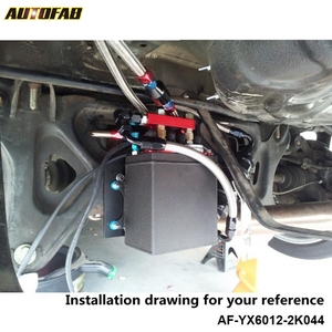 Tanque de compensación de combustible de aluminio de palanquilla 3L+bomba de combustible externa 044 de <span class=keywords><strong>2</strong></span> piezas EP-YX6012-2K044 - Product Image 5