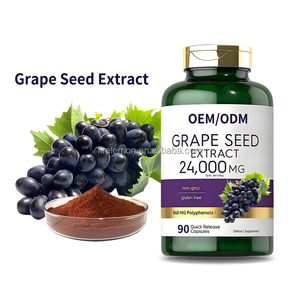 Cápsulas de Extrato de Semente de Uva OEM/ODM Suplemento Herbal Vitamina C Cápsulas de Extrato de Semente de Uva Suplemento Dietético - Product Image 3