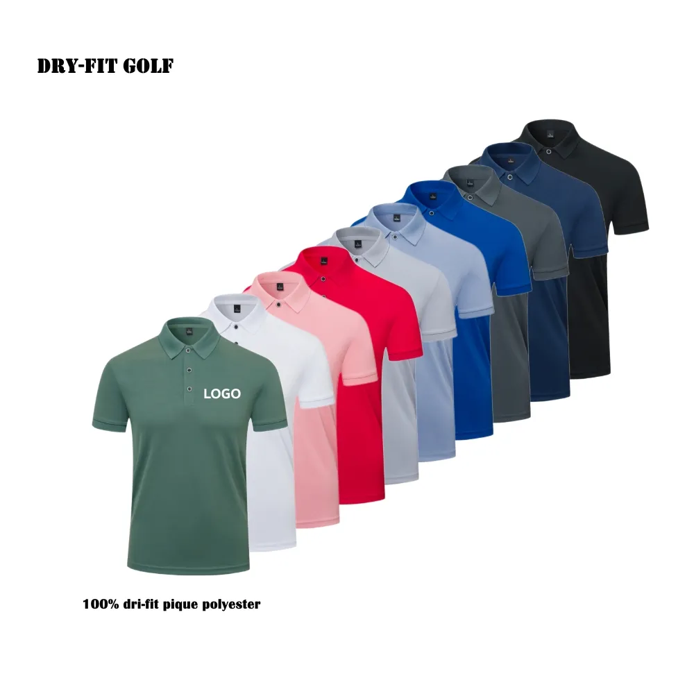 Factory direct golf polo shirt dry fit unisex men's t-shirts polo shirt