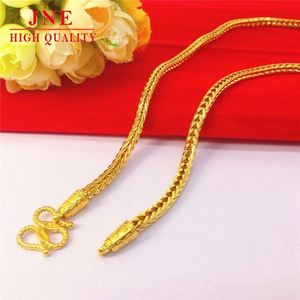 สร้อยคอผู้ชายลายกระดูกงูทองคำ แฟชั่นยอดนิยม ขายตรงจากโรงงาน เครื่องประดับแฟชั่นสวยหรู ขายส่ง - Product Image 4