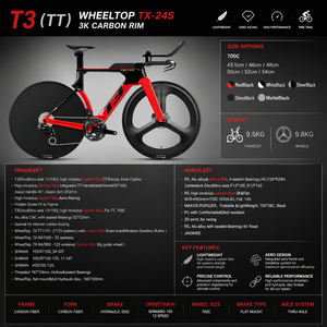 Vélo <span class=keywords><strong>de</strong></span> triathlon haut <span class=keywords><strong>de</strong></span> gamme TT, cadre en carbone, 9,5 kg, groupe électronique 24 vitesses, frein à disque, roues en carbone aérodynamiques 700c, prêt pour la <span class=keywords><strong>course</strong></span> - Product Image 5