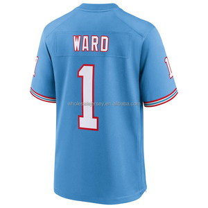 Maillot de football pour hommes, cousu, Cameron Ward, Jeffery Carnell Tate, Chimere Dike, Simmons, tailles S-3XL - Product Image 5