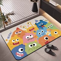 Tapis de douche en diatomite HM 2,5 mm, séchage rapide, absorbant, antidérapant, doux, pour salle de bain, taille personnalisée, logo