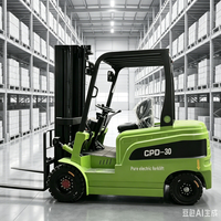 Chariot élévateur électrique Sunfull 2,5 tonnes, batterie lithium-ion, 72V, longueur de fourche 1200 mm, déplaceur latéral hydraulique, hauteur de levage 3-6 m