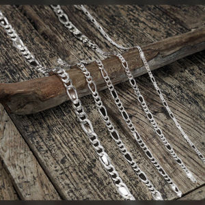 <span class=keywords><strong>Lovestory</strong></span> A3001 Excelente Cadena Figaro 3+1 Gruesa de 2mm, Joyería de Plata Esterlina a la Moda para la Elaboración de Collares Permanentes - Product Image 3