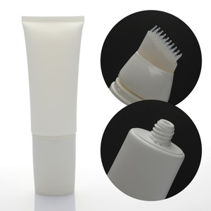 Tubes souples en plastique de 50 ml avec applicateur en silicone, tubes cosmétiques plats vides pour crème solaire, lotion, crème pour le visage et les mains - Product Image 1