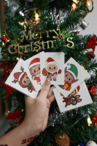 Adesivi per Tatuaggi Temporanei Impermeabili Labuu, Durata 3-7 Giorni, per Corpo e Viso, Regalo di Natale e Capodanno, Disponibili - Product Image 2