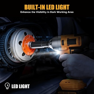 Clé à chocs sans fil 21V, 1/2 pouce, sans balais, couple max. 3300 N.m, batterie 4000 mAh, 6 douilles pour usage automobile et plomberie - Product Image 6