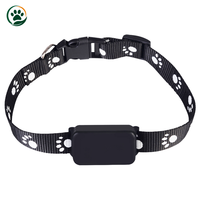 Collier GPS pour animaux de compagnie (chiens et chats) avec positionnement BeiDou Wi-Fi, dispositif compact P03 et sangle à empreintes de pattes