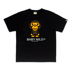 Maglietta Bapees con Stampa Lettering Versione 999.1, Pronta Consegna, T-shirt Uomo Trendy con Stampa Scimmia, Maglietta Bapees di Design alla Moda, Vendita Calda - Product Image 5