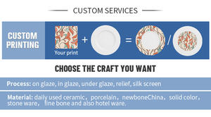 Assiette à dîner <span class=keywords><strong>en</strong></span> céramique personnalisée 10.5 "New Bone China Couple Set d'assiettes avec boîte cadeau de couleur - Product Image 3