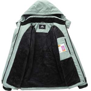 Chaqueta de esquí de invierno para mujer Moerdeng, abrigo con capucha impermeable con aislamiento sintético para deportes de nieve - Product Image 4