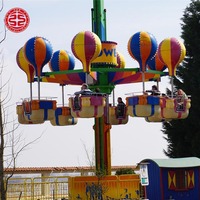 Manège à sensations fortes en fibre de verre, tour de ballons Samba, capacité 32 personnes, équipement de parc d'attractions extérieur, attraction de fête foraine, jeu