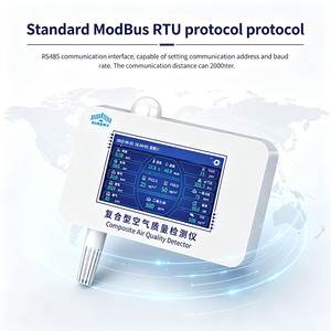 Monitor de Calidad del Aire Interior con Pantalla Táctil RS485, Capaz de Medir PM2.5/PM10/Temperatura y Humedad/CO2/TVOC/O3/<span class=keywords><strong>CO</strong></span>/NH3 - Product Image 5