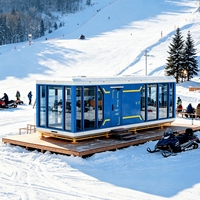 Maison modulaire en aluminium sans jointure, résistante aux ouragans, de qualité marine, anti-corrosion, sans fuite, type capsule spatiale