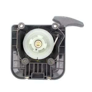 S35 Small Cyclone Warrior 4 Stroke Mower Starter Pulley Assembly <b>Black</b> Gasoline Powered Lawn <b>Trimmer</b> Start Disk - Product Image 4