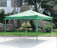 Gazebo d'extérieur robuste en polyester et tubes d'acier, tente pliante imperméable pour terrasse, fête, mariage, événement en plein air