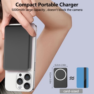 Hyto bán buôn Logo cho từ ngân hàng điện không dây 10000mAh 5000mAh Điện thoại di động Quà Tặng Tương thích cho <span class=keywords><strong>Apple</strong></span> 15 Wát Công suất đầu ra - Product Image 4