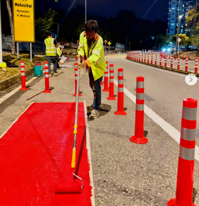 Малазийский проект, дорожный пост, противоударные Подпружиненные столбы/гибкие дорожные ограждения - Product Image 6