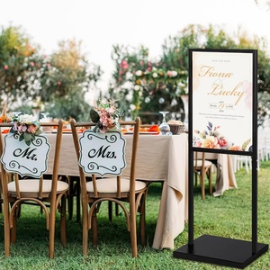 Soporte de Pedestal Resistente para Carteles y Pancartas, Soporte de Doble Cara para Exhibición en Tiendas, Restaurantes, Eventos y Negocios - Product Image 5