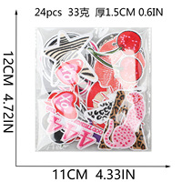 Patchs brodés thermocollants DIY pour vêtements, motifs Léopard, Éclair, Fraise, Casque audio, Boule disco, Cerise, pour filles