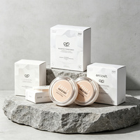 Boîte d'emballage cosmétique personnalisée en carton blanc avec double insert et fond à verrouillage, petite boîte en papier, vente en gros, design sur mesure